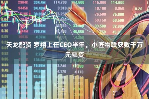 天龙配资 罗翔上任CEO半年，小匠物联获数千万元融资