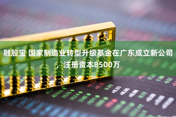 融股宝 国家制造业转型升级基金在广东成立新公司，注册资本8500万