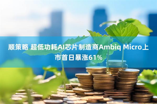 顺策略 超低功耗AI芯片制造商Ambiq Micro上市首日暴涨61%